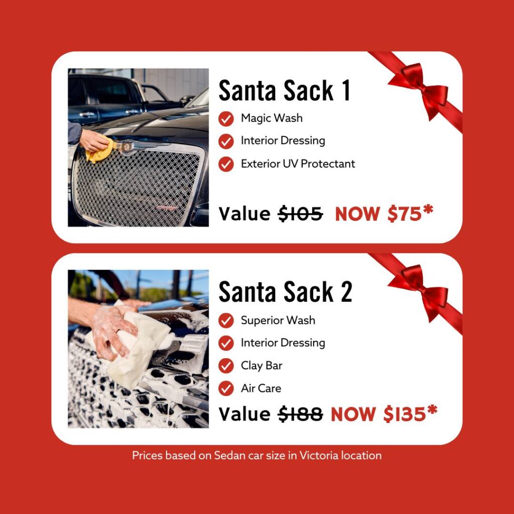 Santa Sack 1 and 2 details for Christmas deals