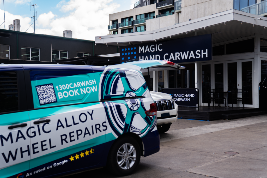 Magic Mobile alloy wheel repair van Melbourne