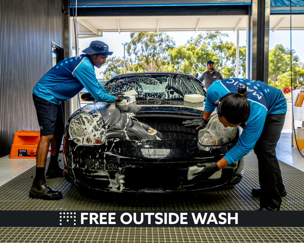 Free car wash by Magic Hand Carwash in Willetton Perth