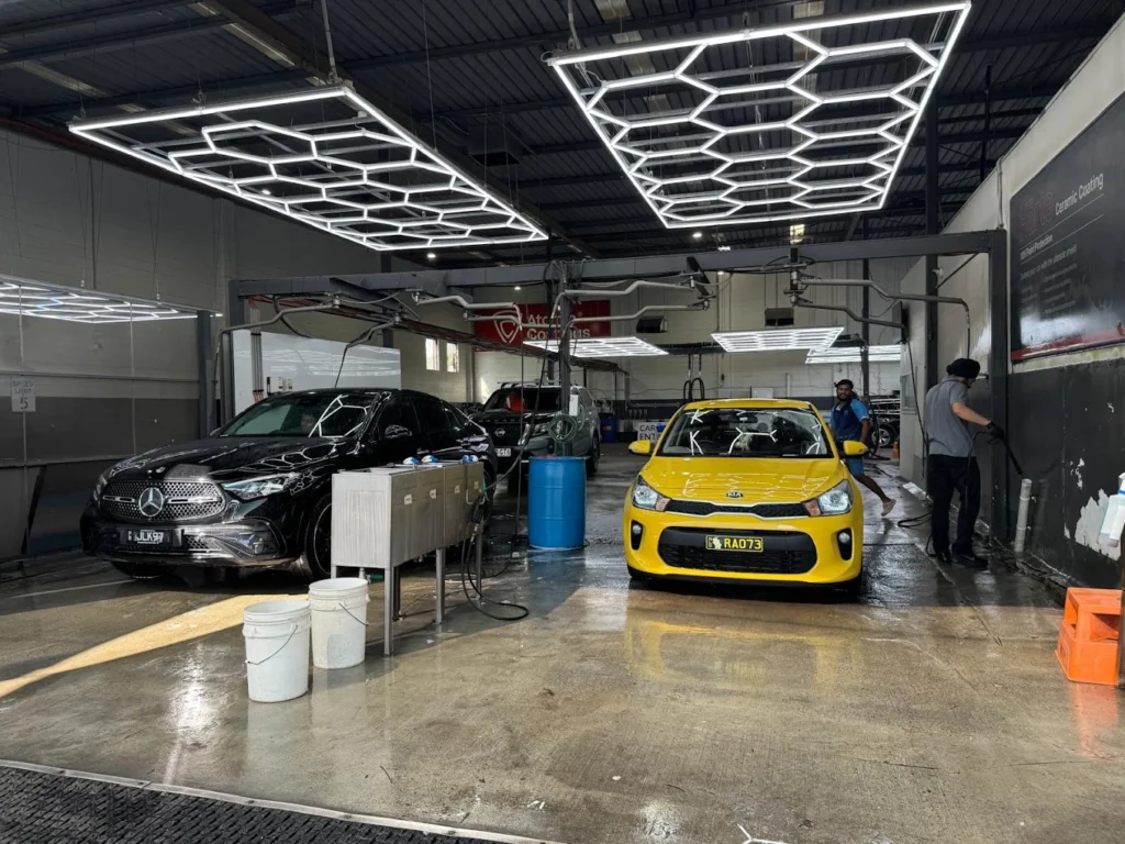 magic car wash southport store interior shots